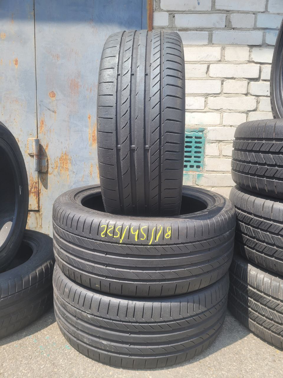 Вживані шини Continental Conti Sport Contact⁵ 225/45/R18 95Y 3шт.