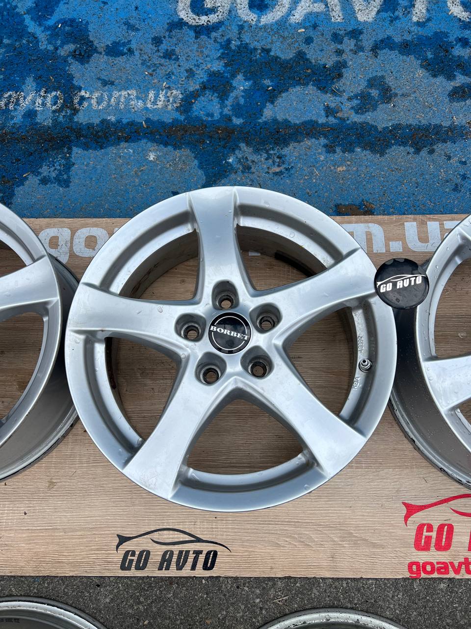 Goauto диски Borbet 5/114.3 5/115 r16 et38 6.5j dia70.4 з датчиками ти